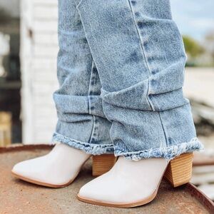 NEW! Steve Madden Layne Western Denim Booties Boots Size 9 $160